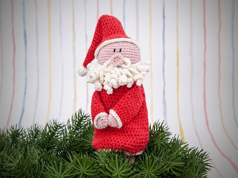 Häkelanleitung Santa der Weihnachtsmann