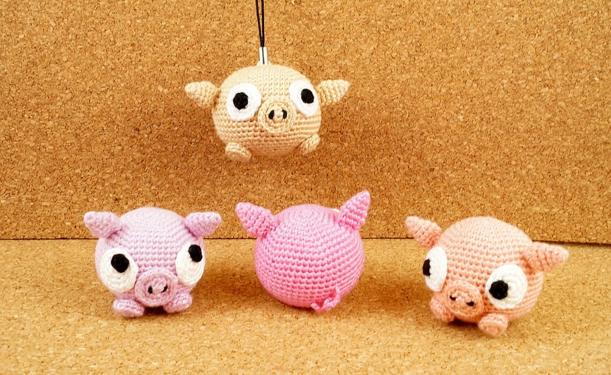 Witziges Glücksschweinchen schnell und einfach häkeln