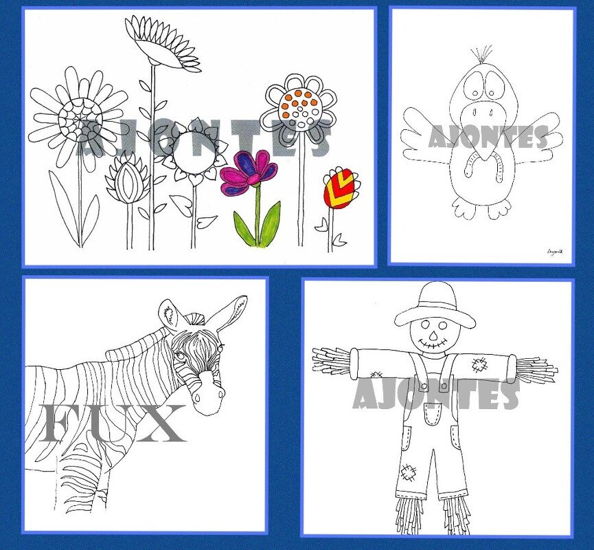 Ausmalbilder - Window Color Vorlagen - Malvorlagen