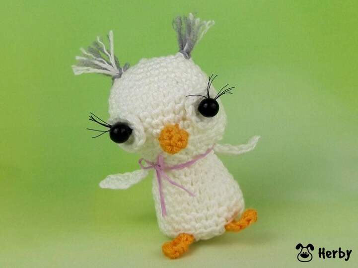 Häkelanleitung "Mimi, das kleine Eulenmädchen"