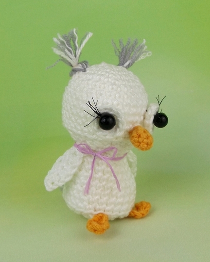 Häkelanleitung "Mimi, das kleine Eulenmädchen"