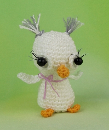 Häkelanleitung "Mimi, das kleine Eulenmädchen"