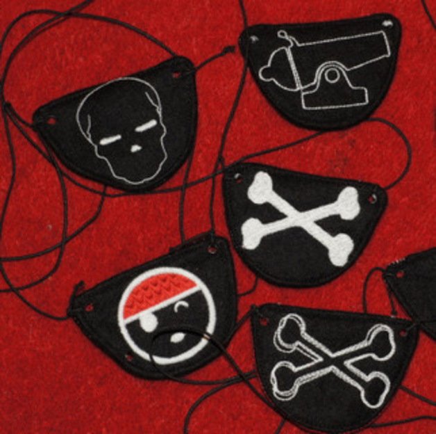 Piratenparty und Augenklappe Ith ab 10x10