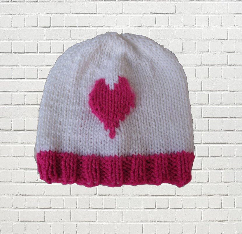 Strickanleitung Babymütze bis 6 Monate tragbar- ideal auch für Anfänger