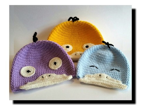 Mütze; Entchen - Häkelanleitung