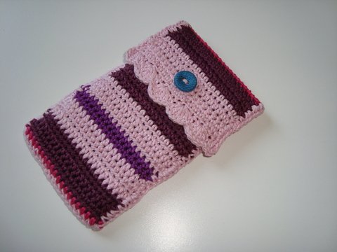 Häkelanleitung Handyhülle / Smartphone-Socke universell