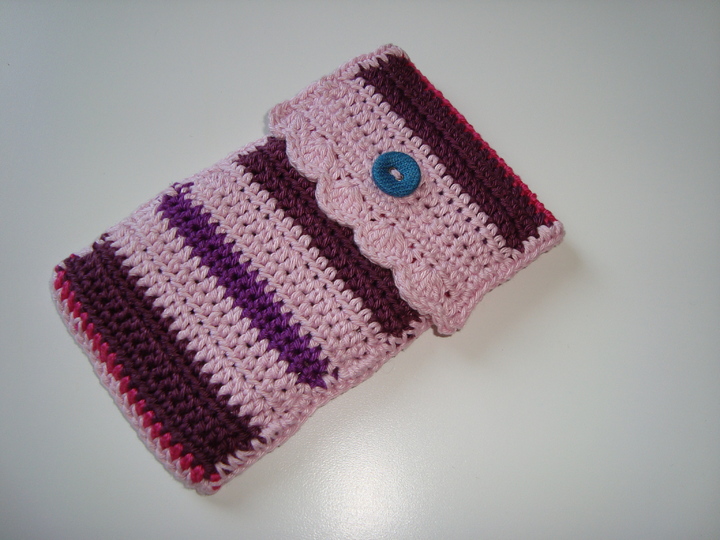 Häkelanleitung Handyhülle / Smartphone-Socke universell