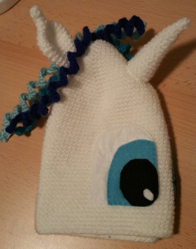 Mütze; Einhorn - Häkelanleitung - Bild 3