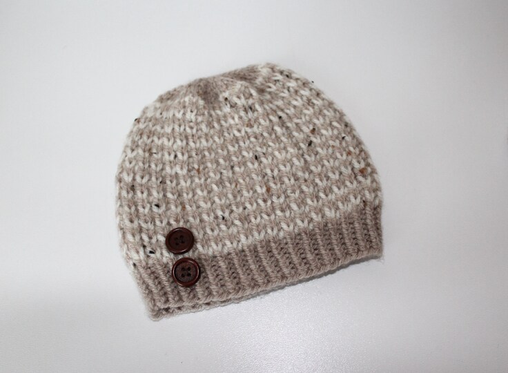 Strickanleitung Baby-Mütze, Babymütze, ca. 0 - 5 Monate