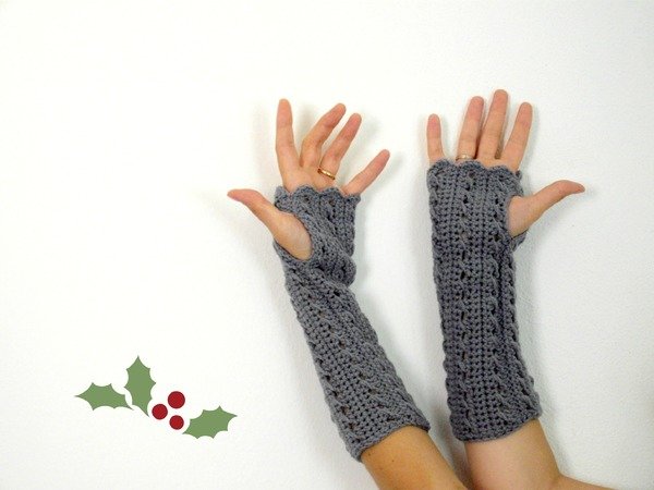 lange fingerlose Handschuhe viktorianisch - long victorian fingerless gloves