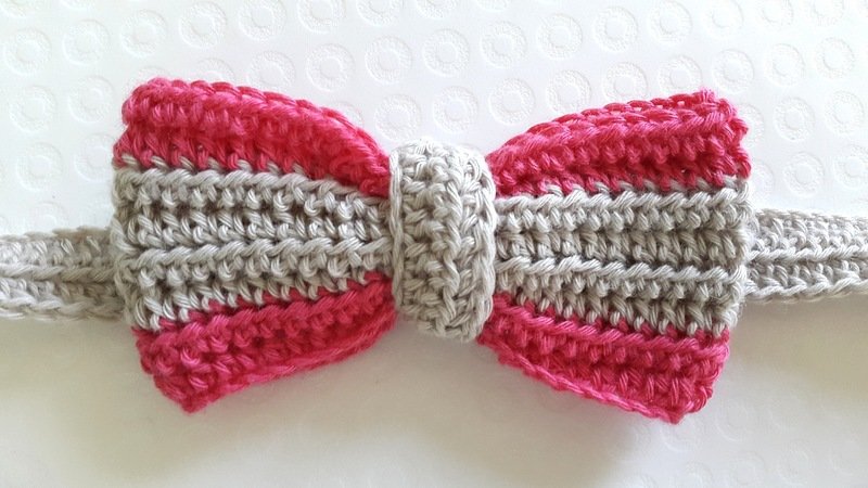 Bow Headband MĖTA crochet pattern