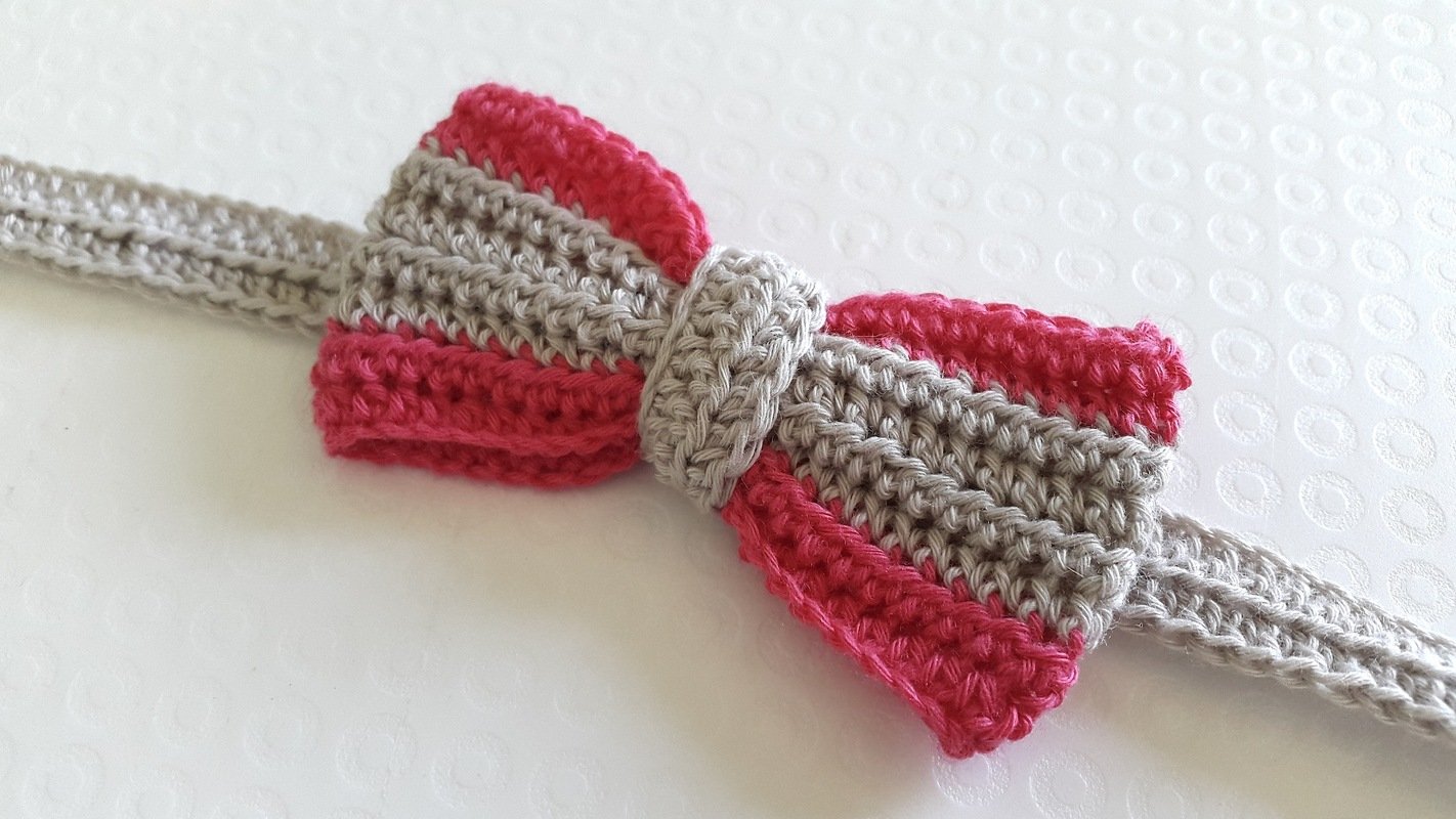 Bow Headband MĖTA crochet pattern - Image 3