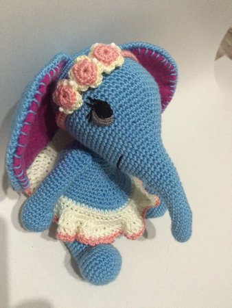 Crochet Pattern Elephant Bluelli Amigurumi PDF