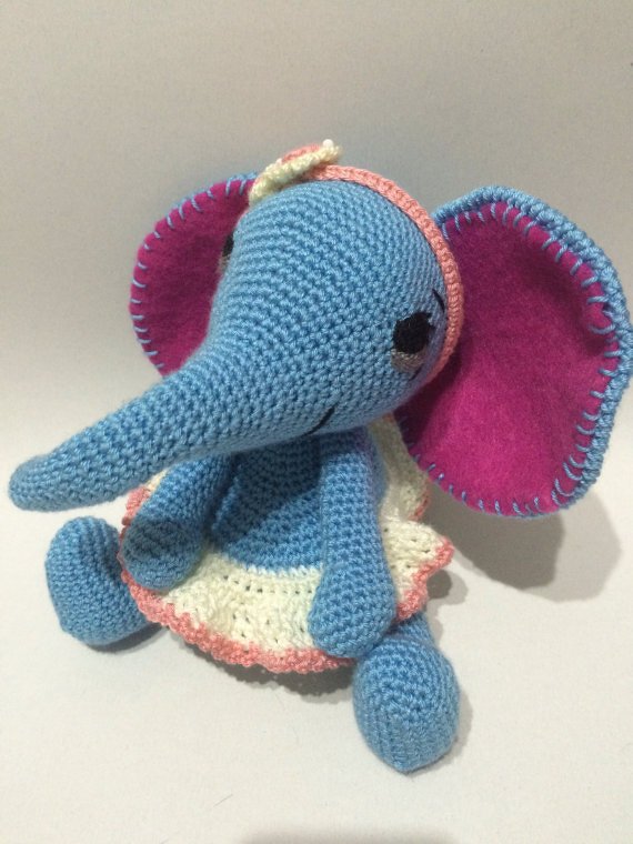 Crochet Pattern Elephant Bluelli Amigurumi PDF - Image 2