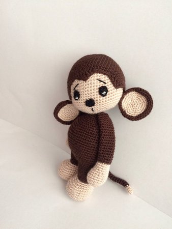 Crochet Pattern Cute Monkey Amigurumi PDF
