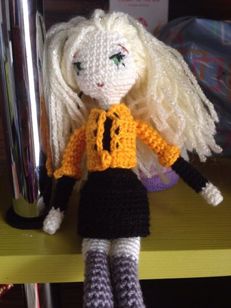 Crochet Pattern Blonde Girl Amigurumi PDF