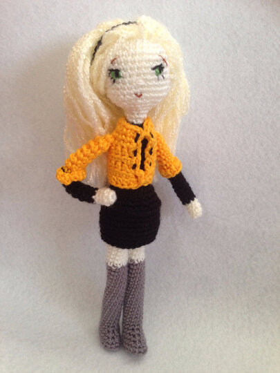 Crochet Pattern Blonde Girl Amigurumi PDF