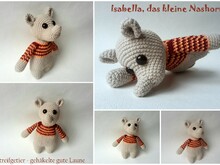 Häkelanleitung Isabella, das kleine Nashorn