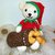 Crochet pattern - Ice bear Manni as Christmas elf
