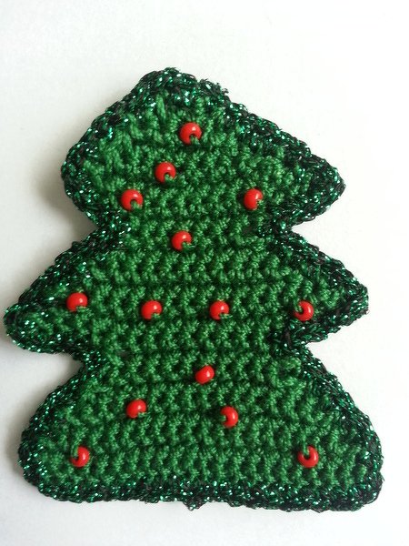 Häkelanleitung Weihnachtsmotive Applikationen - Bild 4