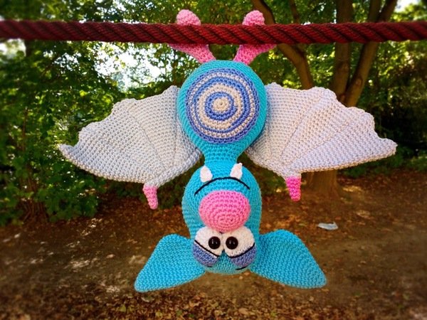 Crochet Pattern Bat - Dragon Bat - english