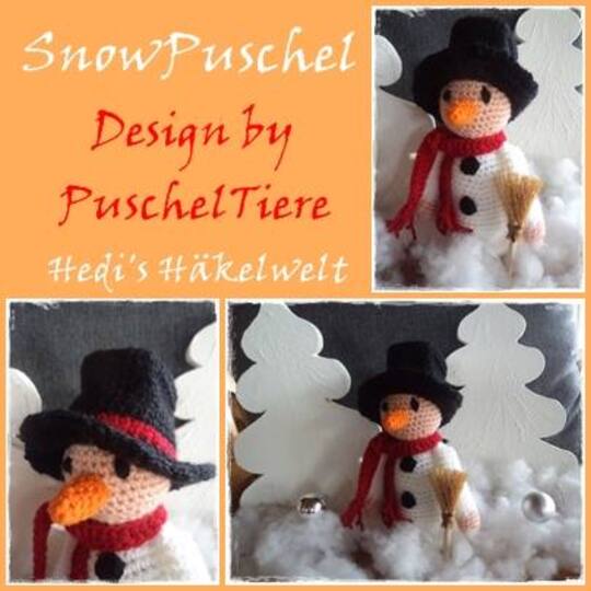 Häkelanleitungs-Set SantaPuschel & SnowPuschel