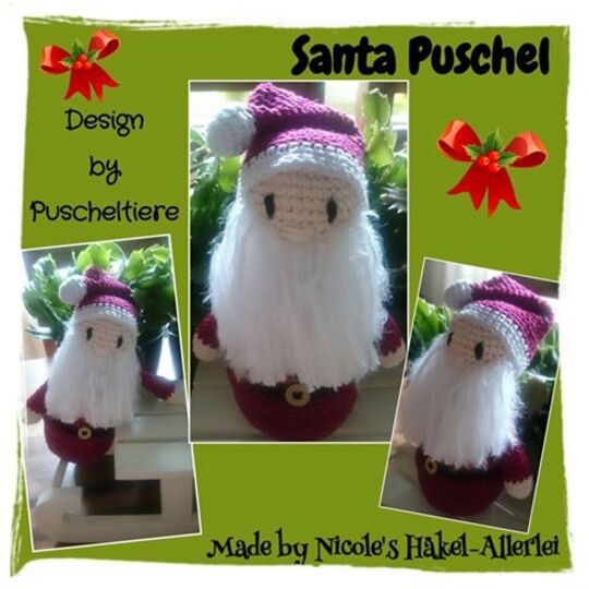 Häkelanleitungs-Set SantaPuschel & SnowPuschel