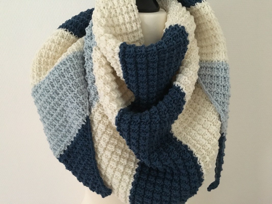 Dreieckstuch "I am sailing..."