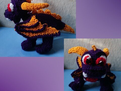 Amigurumi Drache