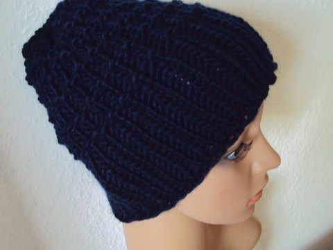 Mütze im Strukturmuster
