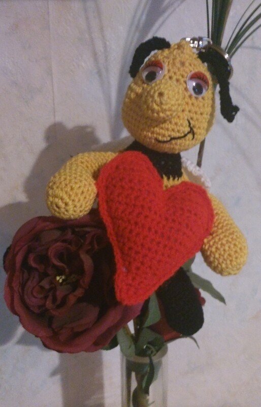 Schlüsselfreunde Plüschtier Biene - Bild 3