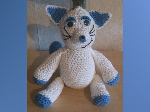 Schlüsselfreunde Plüschtier Katze