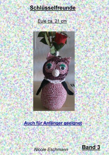 Schlüsselfreunde Eule Amigurumi Plüschtier - Bild 2