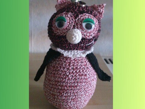 Schlüsselfreunde Eule Amigurumi Plüschtier