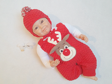 Häkelanleitung Babyset Rudi Frost Gr. 50-80