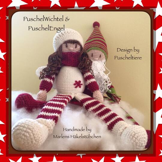Häkelanleitungs-Set PuschelEngel und PuschelWichtel
