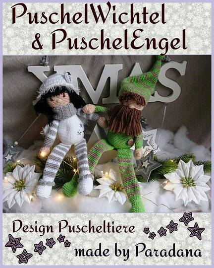 Häkelanleitungs-Set PuschelEngel und PuschelWichtel