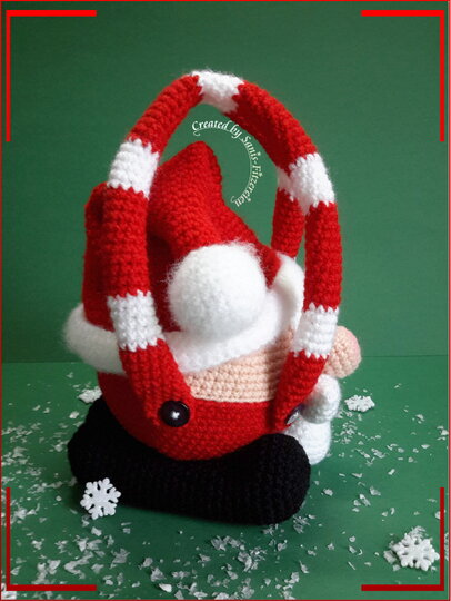 Häkelanleitung "Kugeliger Weihnachtsmann", Amigurumi