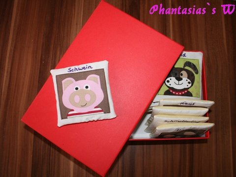 Memory-Spiel aus Stoff