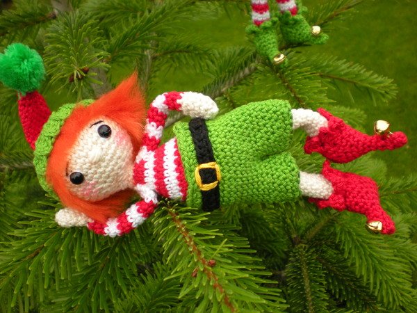 Weihnachtswichtel - Weihnachtselfen - Christmas Elf - Häkelanleitung