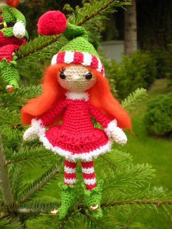 Weihnachtswichtel - Weihnachtselfen - Christmas Elf - Häkelanleitung