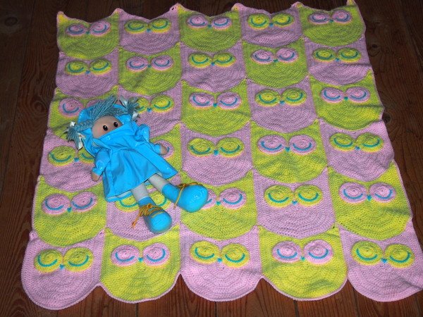 Owl Blanket crochet pattern