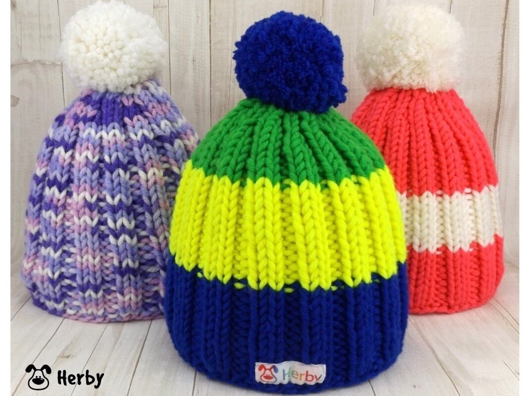 Strickanleitung Kindermütze "Sport", 3 - 6 Jahre