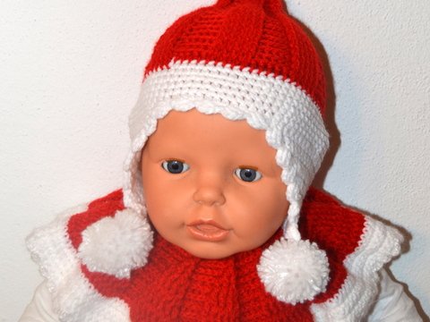 Häkelanleitung * Nikolaus Set * Baby * Weihnachtsmann * Gr. 0 - 6 Monate