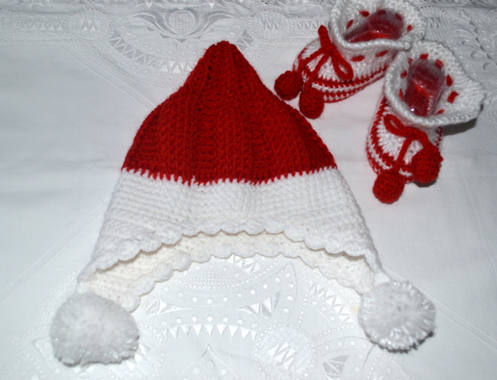 Häkelanleitung * Nikolaus Set * Baby * Weihnachtsmann * Gr. 0 - 6 Monate