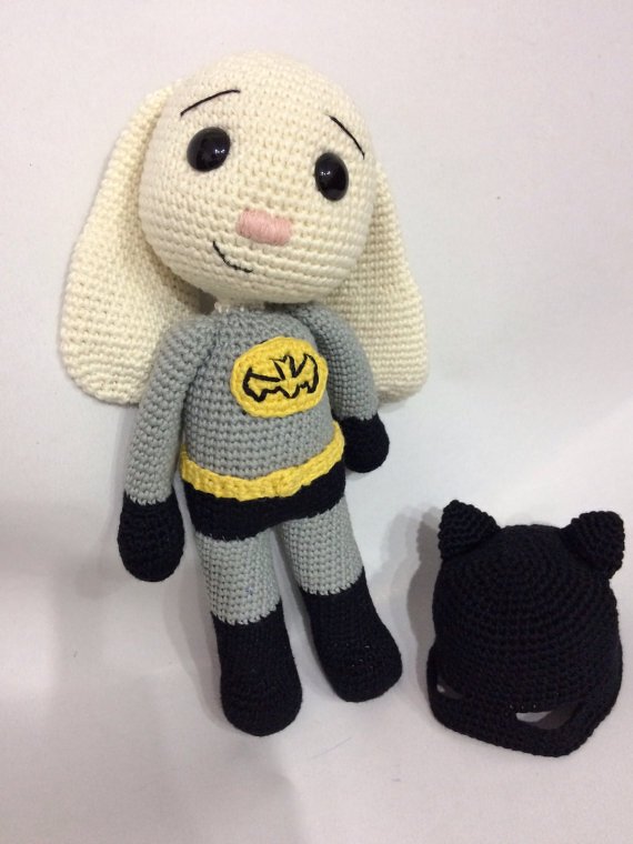 Bat Hero Bunny Amigurumi PDF Pattern - Beginner - Image 3