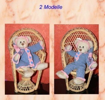 2 er Set Bärenkleider 30 cm Bären