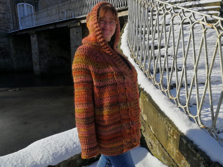 **Häkelanleitung** Damen Poncho/Cape Einheitsgröße 38-46