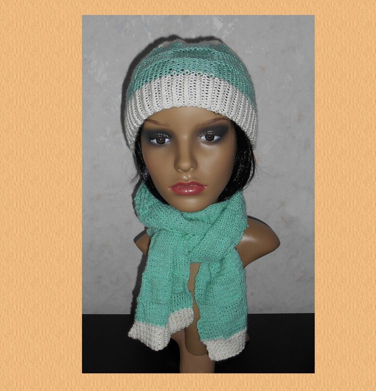 Winterset für Erwachsene 2er Set Mütze und Schal - Bild 3