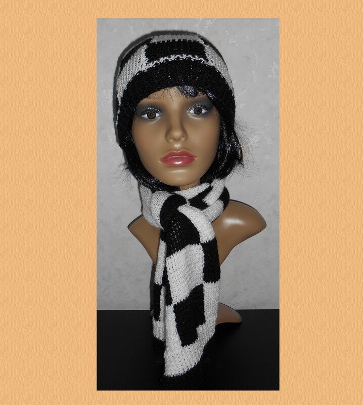 Winterset Erwachsene 2er Set Mütze und Schal